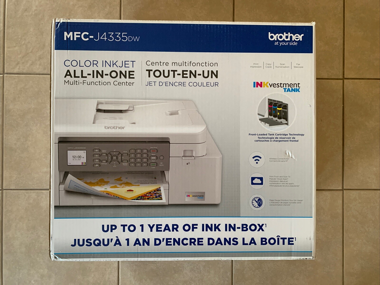 Brother MFC-J4335DW Wireless All-in-One Inkjet Printer (Brand New)