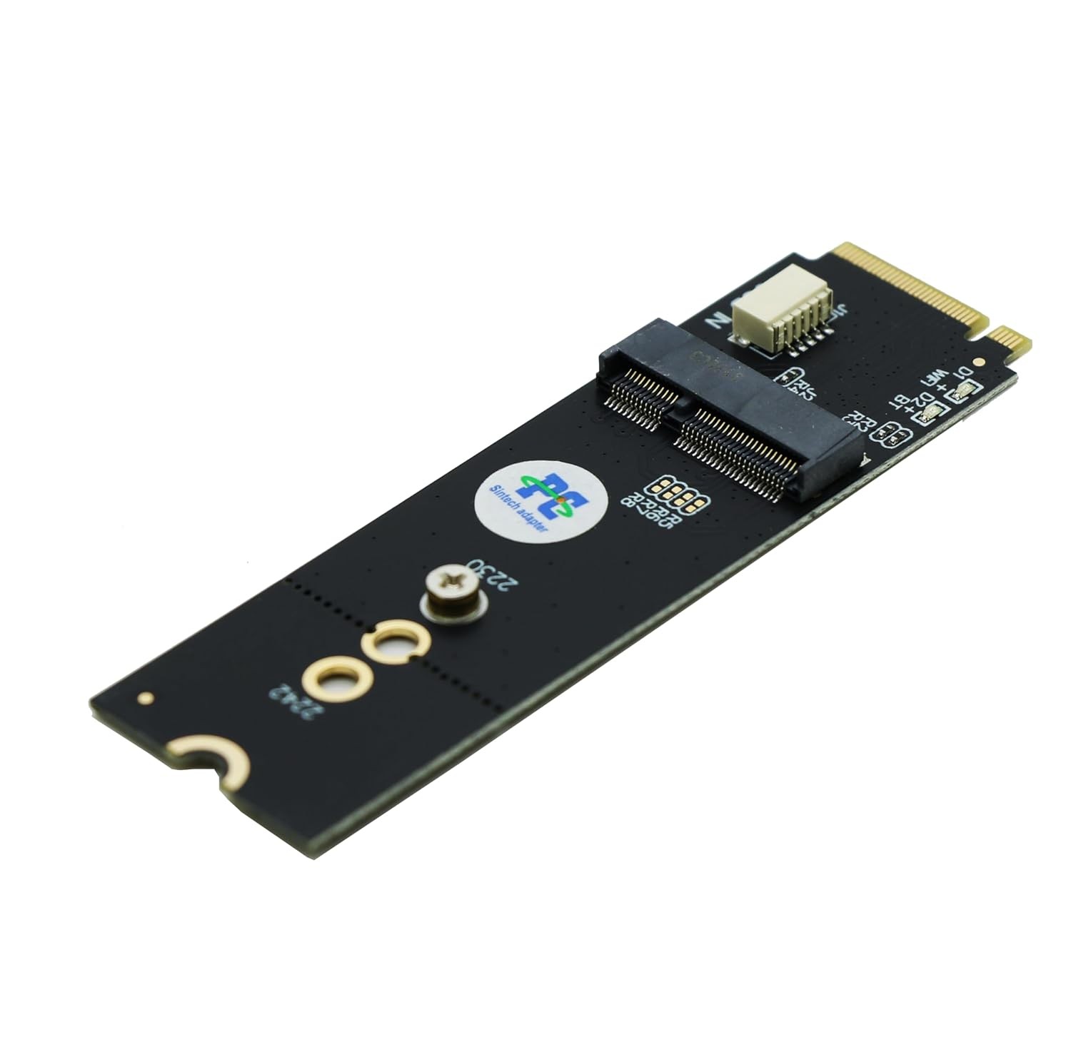 M2 M Key Adapter NGFF Key E to M2 M Key Converter Adapter Card for Laptop PC