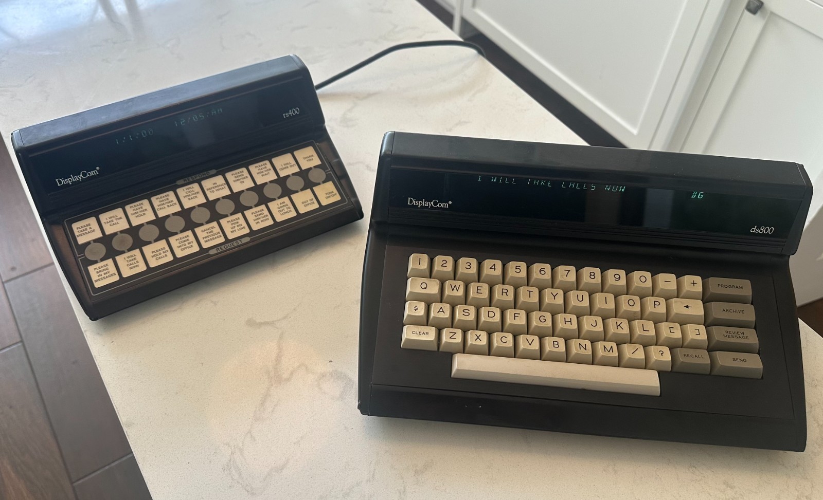 Adionics Displaycom Vintage Messaging System Uses Power Line Communication READ