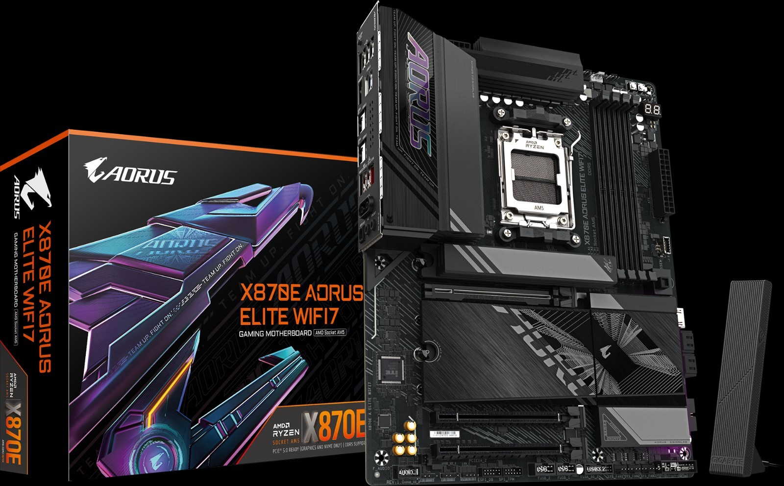 Brand New GIGABYTE X870E AORUS ELITE WIFI7 Socket AM5 ATX Motherboard