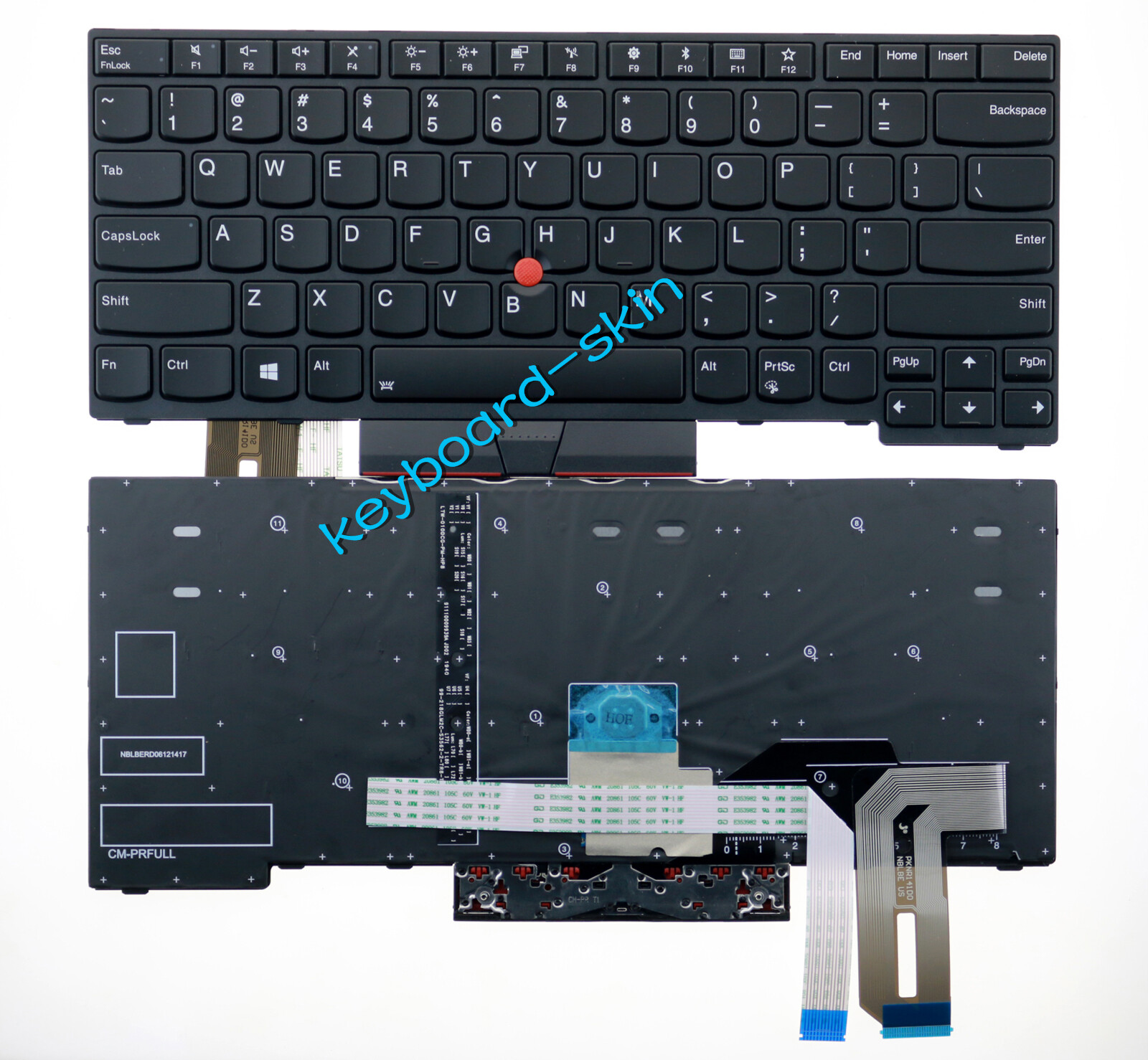 For lenovo IBM Thinkpad E480 E485 E490 E495,L380 yog,L480 keyboard US backlit