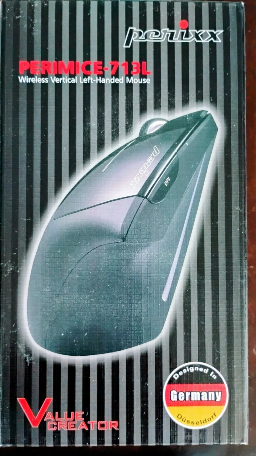 Perixx Perimice-713L 11517 2.4GHz Wireless Left Handed Vertical Mouse Ergonomic