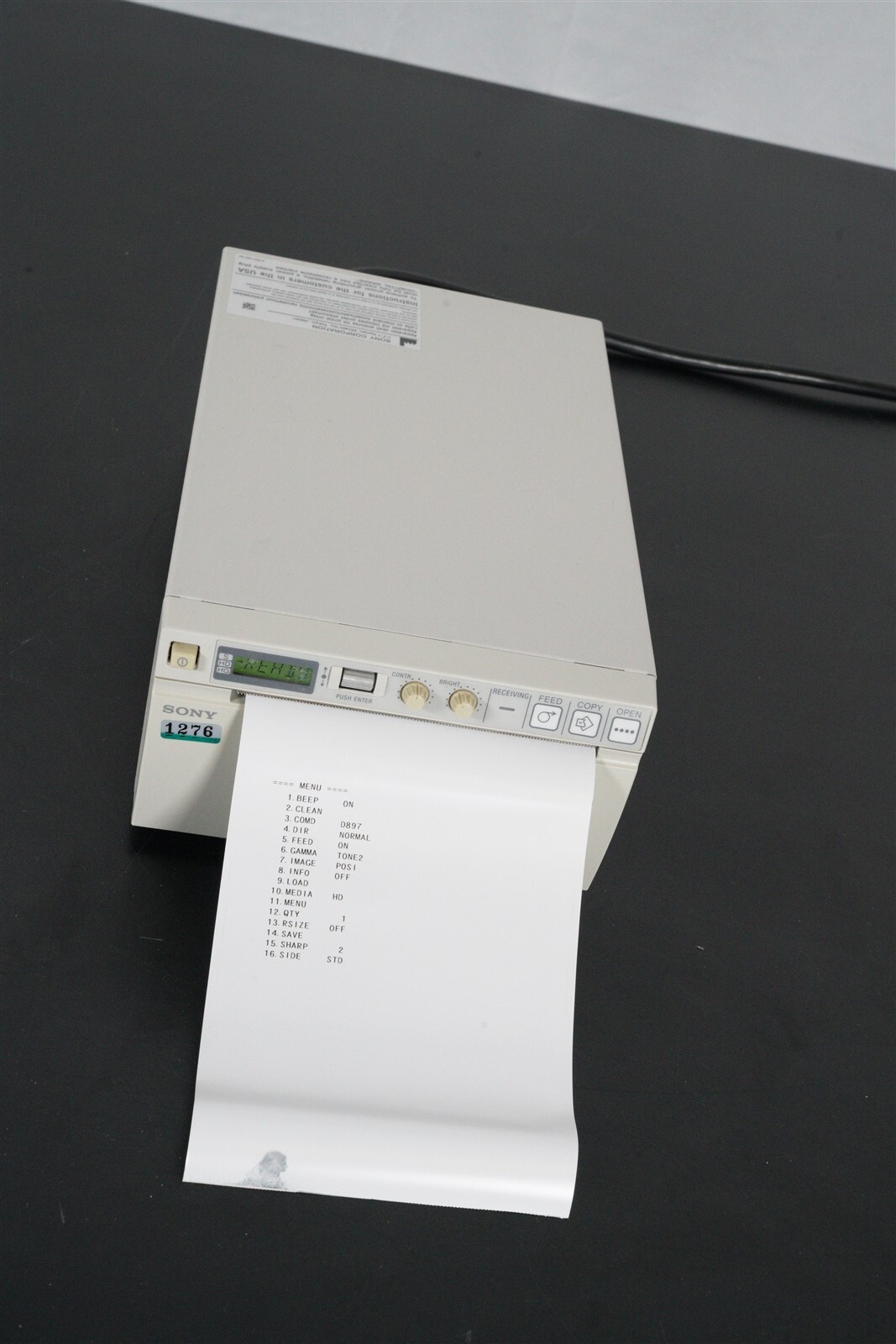 Sony UP-D897 Digital Graphic Printer, 7 Rolls of UPP-110HD High Density Paper