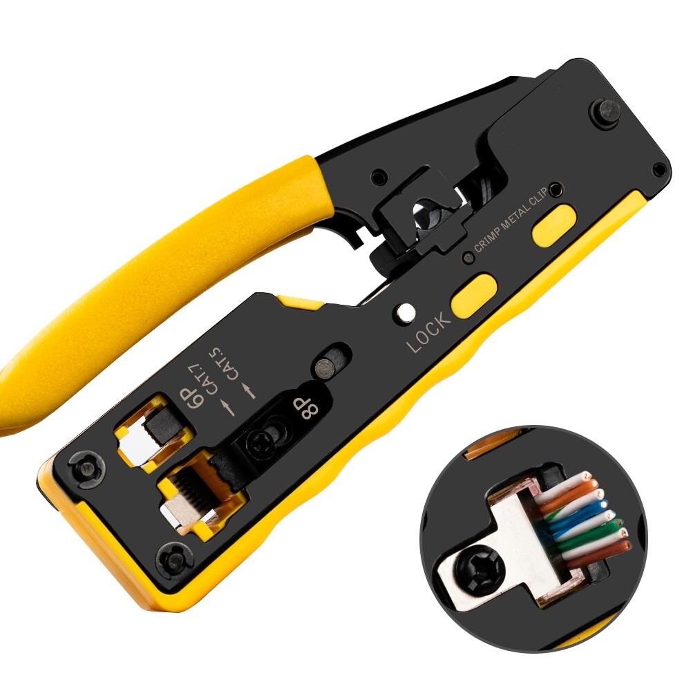 all in one rj45 pliers crimper cat5/6 cat7 CAT8 network tools RJ45 RJ11 Crimping