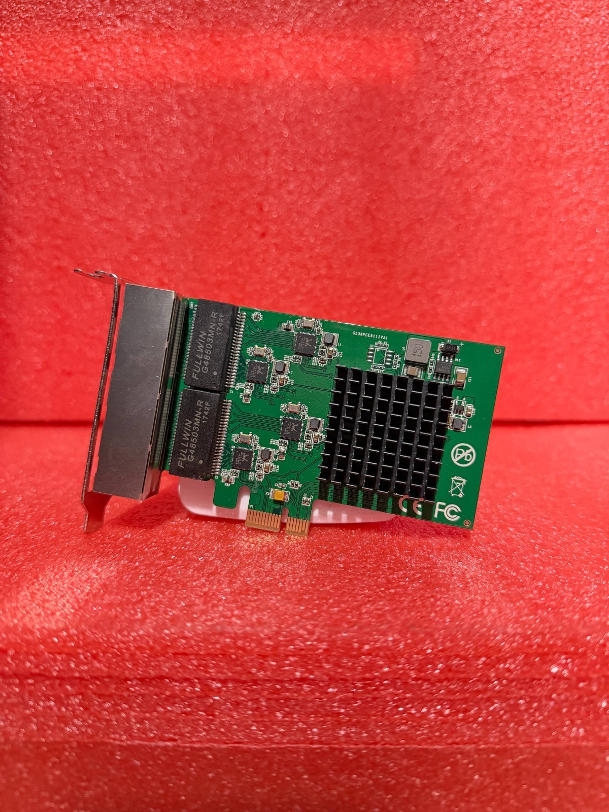 Syba 4 Port Quad Gigabit Ethernet PCI Express 2.1 PCI-E x1 Network Interface.