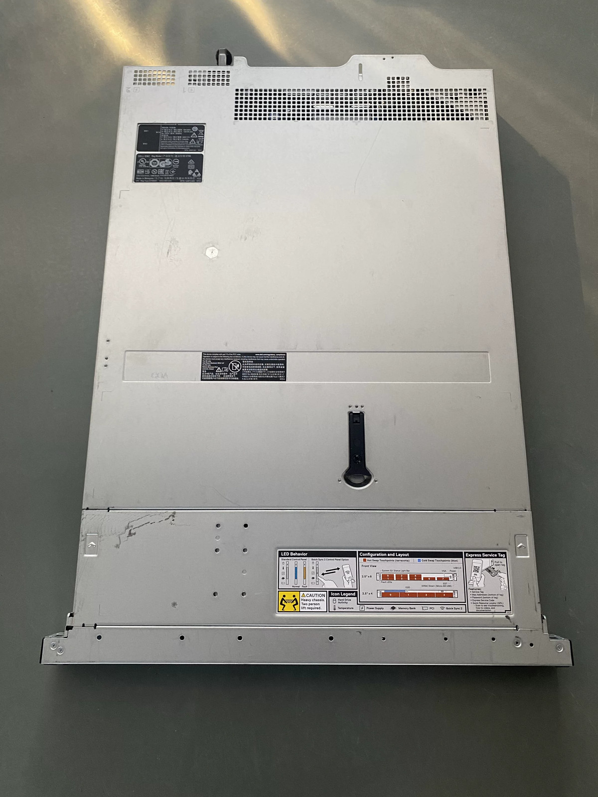 Dell PowerEdge R450 Server 4X3.5" With H345 RAID，  2X 800W PSU