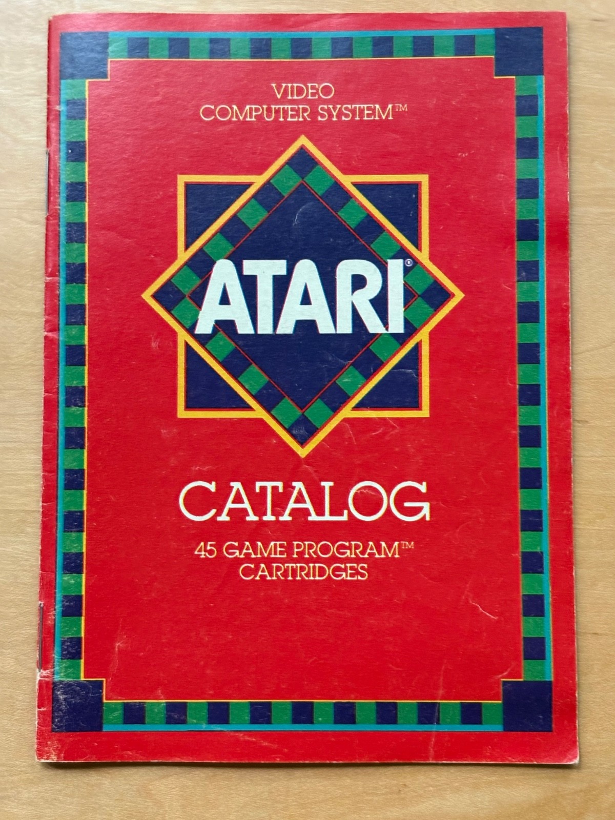 Vintage Atari Video Computer System Catalog 1981 No. CO16725 Rev D 