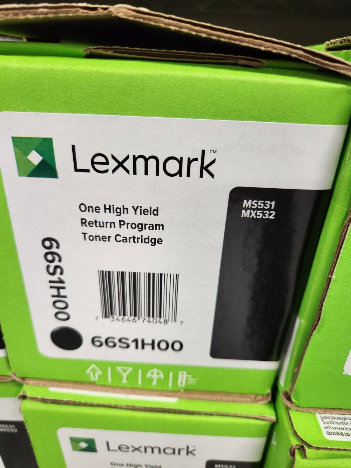 Genuine Lexmark 66S1H00 High Yield Toner Cartridge