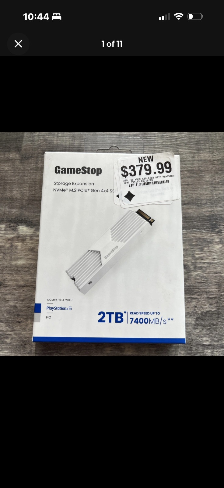 Brand new in Box  2 TB SSD M.2 NVME PCIe gen 4x4  2TB