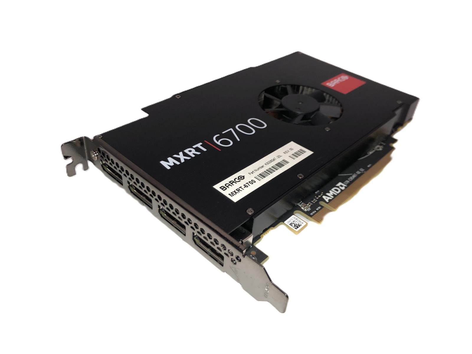Barco AMD MXRT 6700 8GB DDR5 4-Port DP Graphics Card / K9306047-20L  - VGC