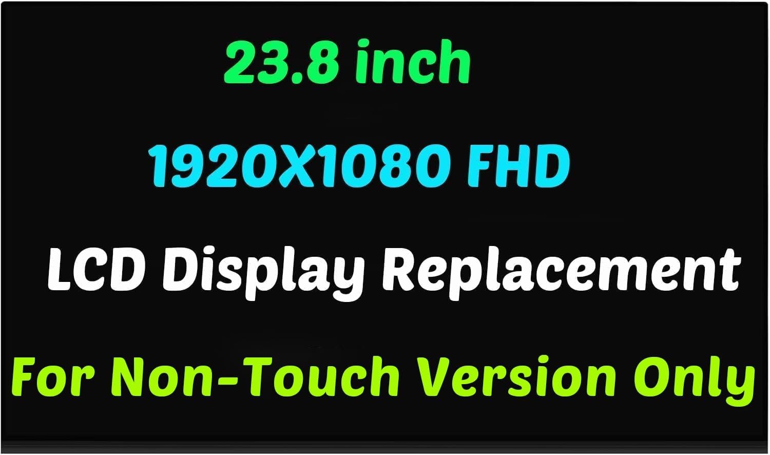 New HP 24-C 24-CB0010 24" Borderless LCD Screen AIO Non-Touch Screen Display