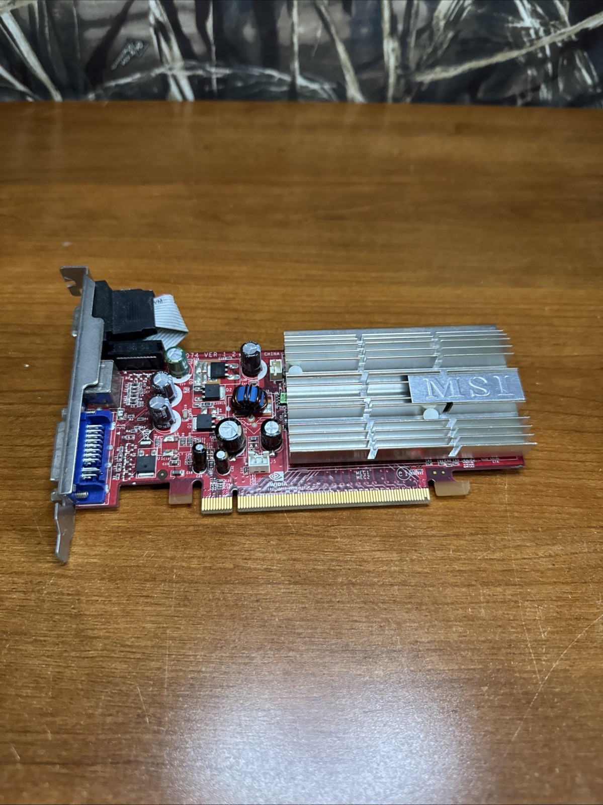 MSI NX8400gs Vintage Gpu N1996 Nvidia Untested As Is Missing Screws