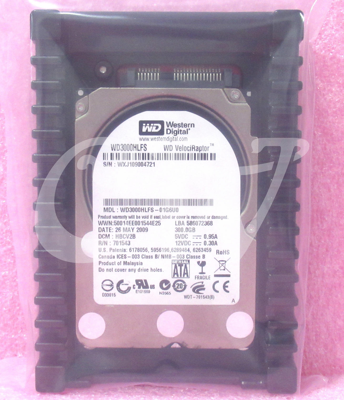 WD3000HLFS Western Digital 300GB 10K 3G 16MB 3.5in SATA Hard Drive