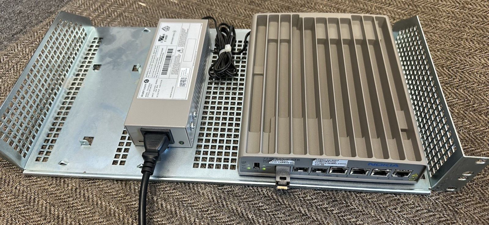 Nokia 7210 SAS-K-ETR-With Adapter & Rack-Tested As Pictured
