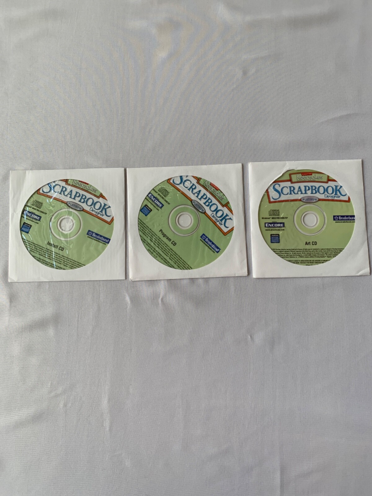 Broderbund Creating Keepsakes Scrapbook Designer Platinum 3 CD Set