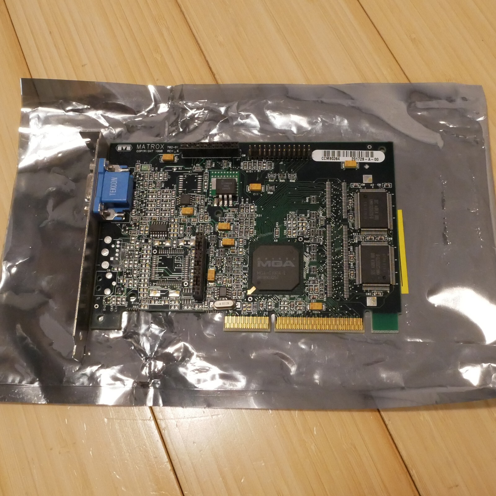 Matrox Video Graphics Card G+-PROA-4BN-5 PCI VGA MGA-G100A-E Chipset Tested 04