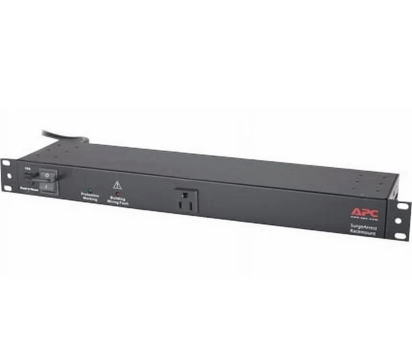 APC NET9RMBLK SurgeArrest 9-Outlet Rack Mount Surge Protector 120V 15A