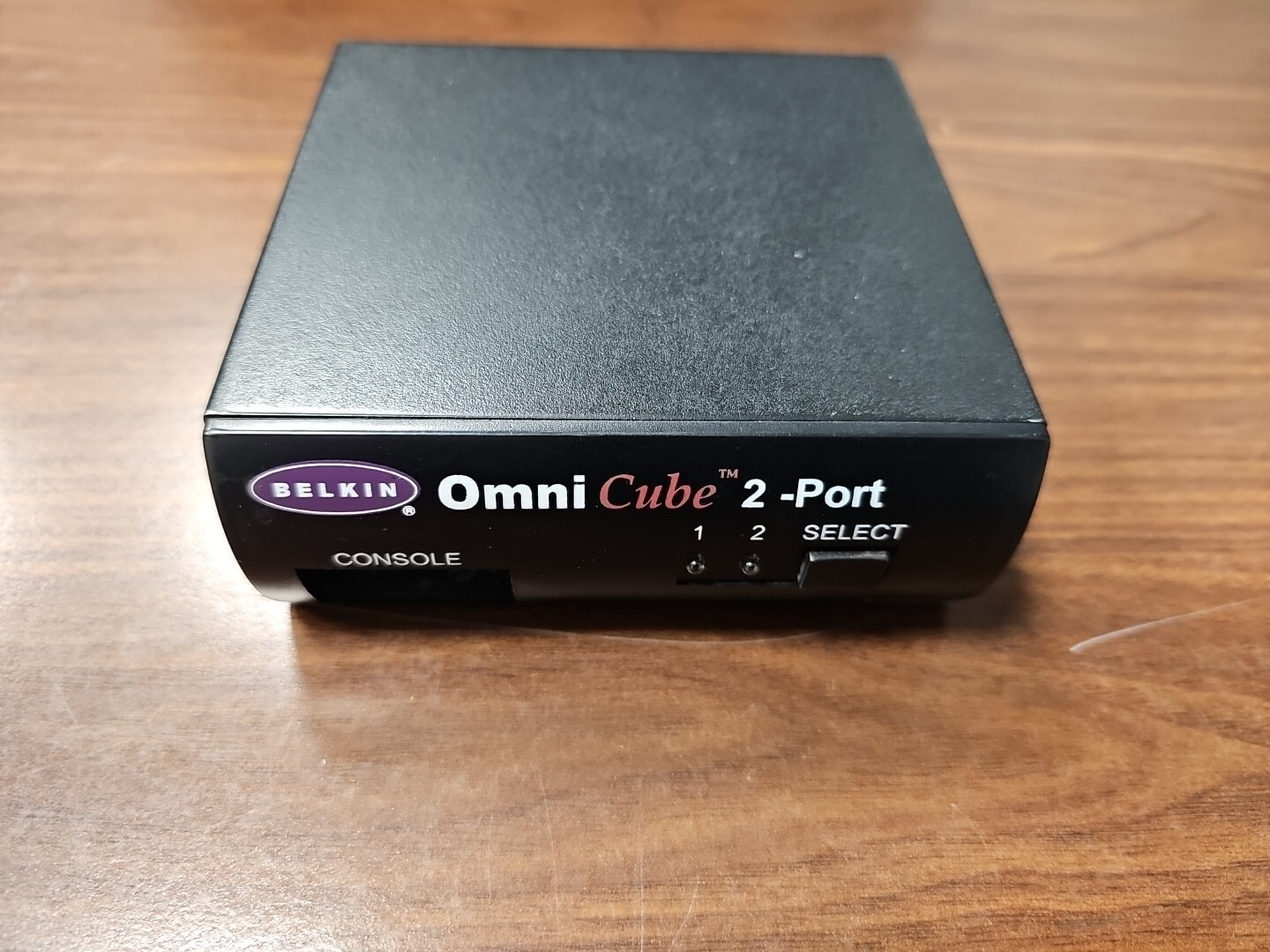 BELKIN OMNI CUBE 2 PORT F1D092 KVM WORKING NO POWER SUPPLY