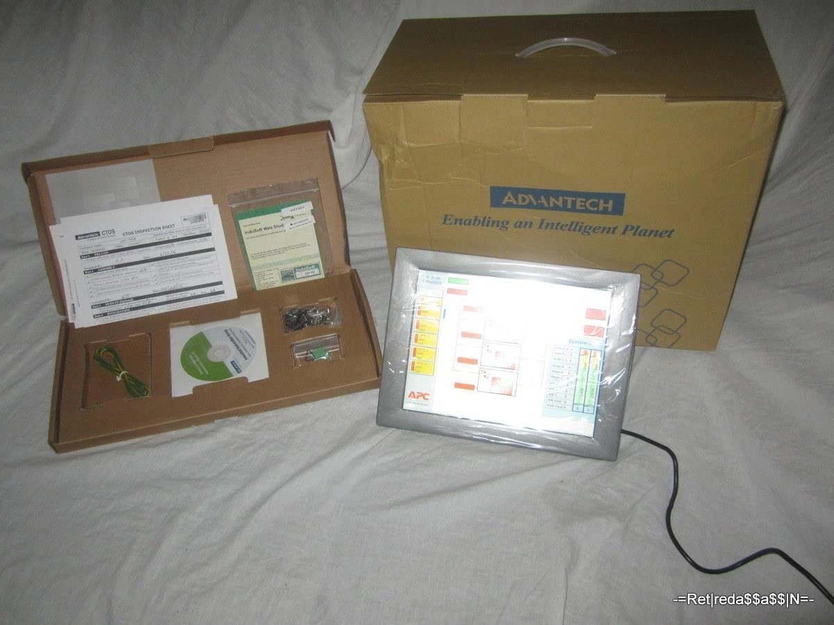 NEW 2015 Advantech Touch Panel GE Fanuc TPC-1250H-N2BE 12" PC Schneider APC UPS