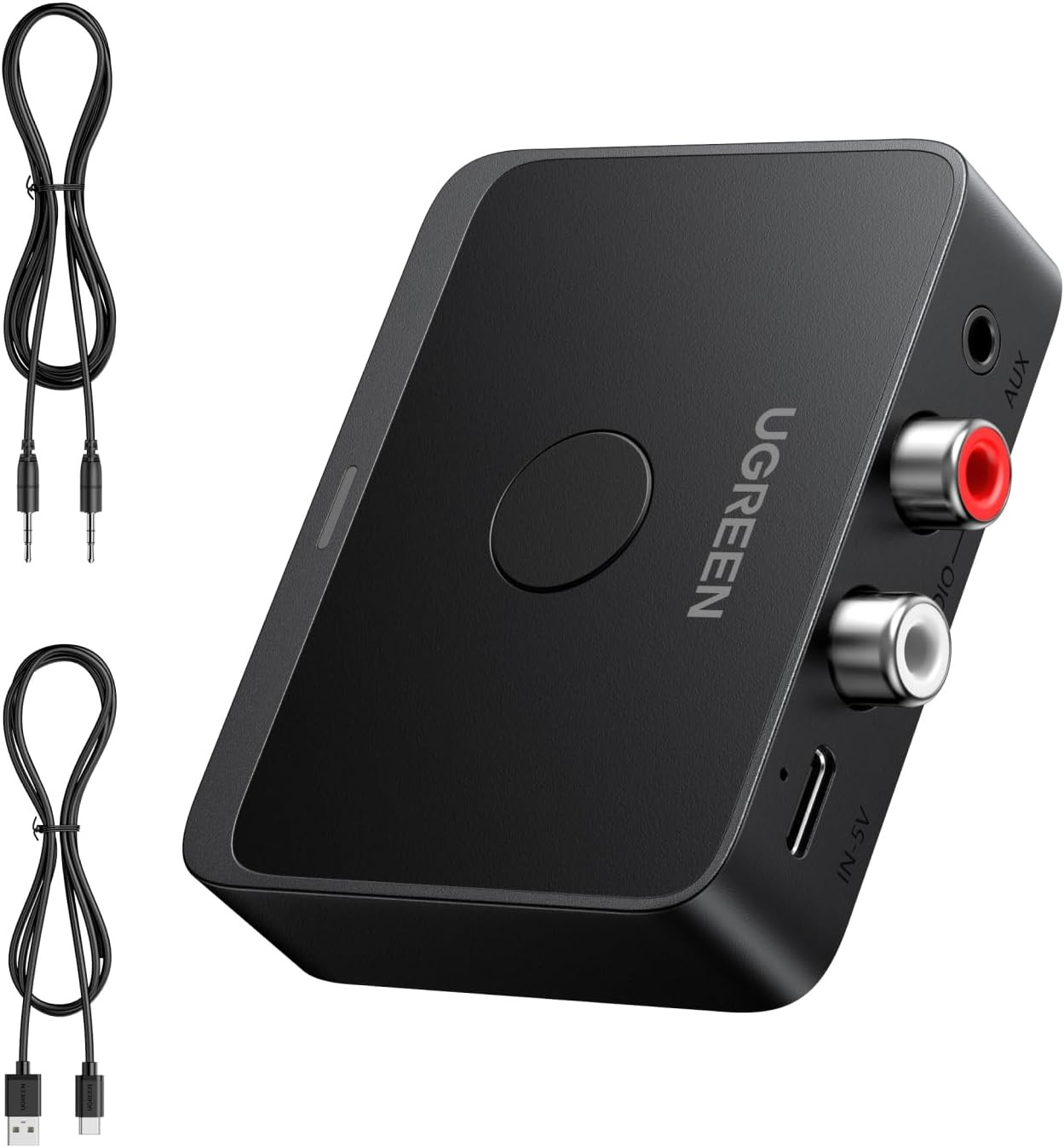 UGREEN Bluetooth 6.0 Receiver with LDAC, Hi-Res Wireless Audio Adapter with Low