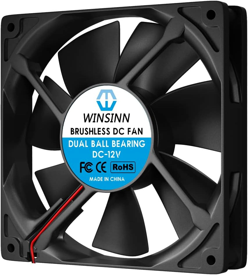 Ventilador de 24V 120 MM Sin Escobillas 12025 120x25 MM Para Enfriamiento Nueva