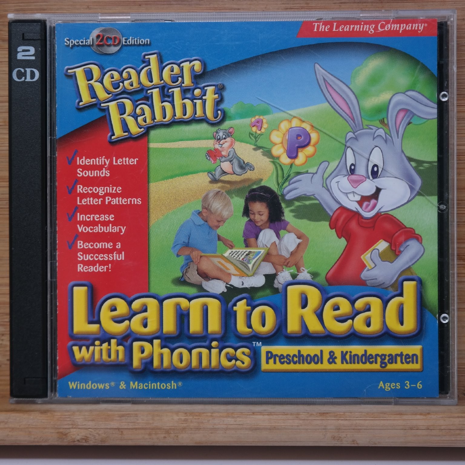 Reader Rabbit Learn to Read with Phonics Preschool & Kindergarten 2 CD Set