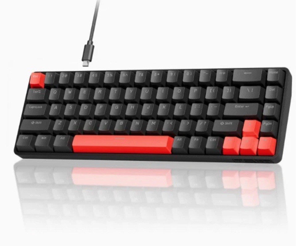 NEW NO BOX TMKB T68-C HE 60% Mechanical Gaming Keyboard