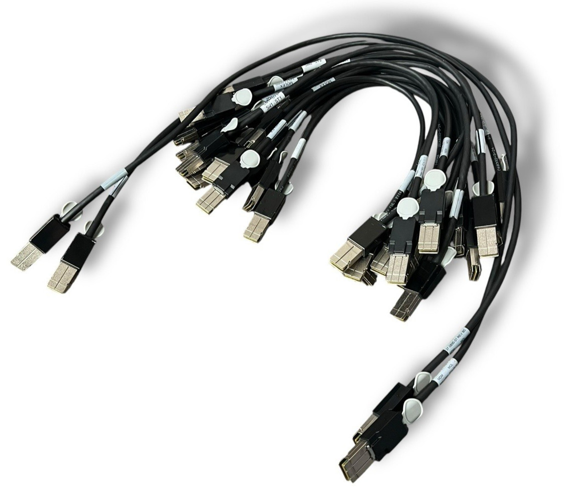 (LOT OF 17)-(15) Molex 74577-0050 (2) 74577-0051 Bladeswitch Stacking Cables