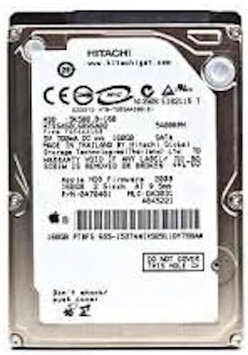 Hitachi Travelstar 5K500.B 160GB SATA 2.5" OEM HDD HTS545016B9SA02