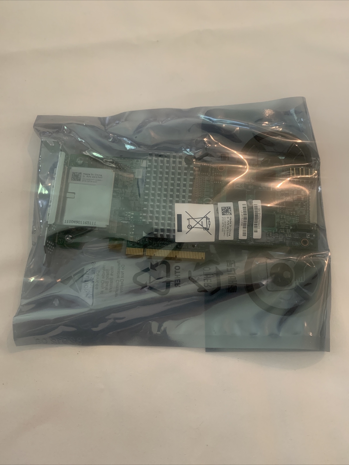 Genuine Dell Server Part, K37HT, Sealed New, Crd, Intfc, M-r, Lp, 2980-8e, Lsi