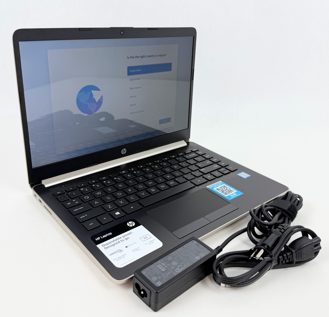 HP 14-cf0006dx 14" HD Core i3-7100U 4GB 128GB SSD W11H Notebook