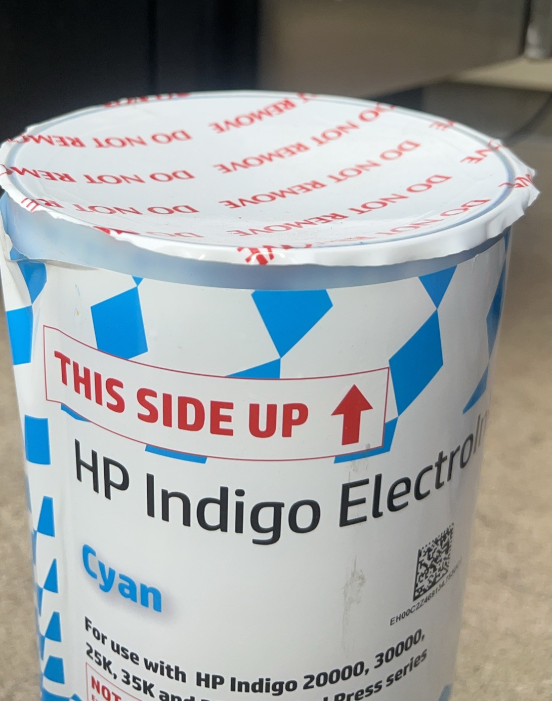 HP Indigo ElectroInk cyan 20000 30000 25000 35000 200000 Digital Press Q4286D