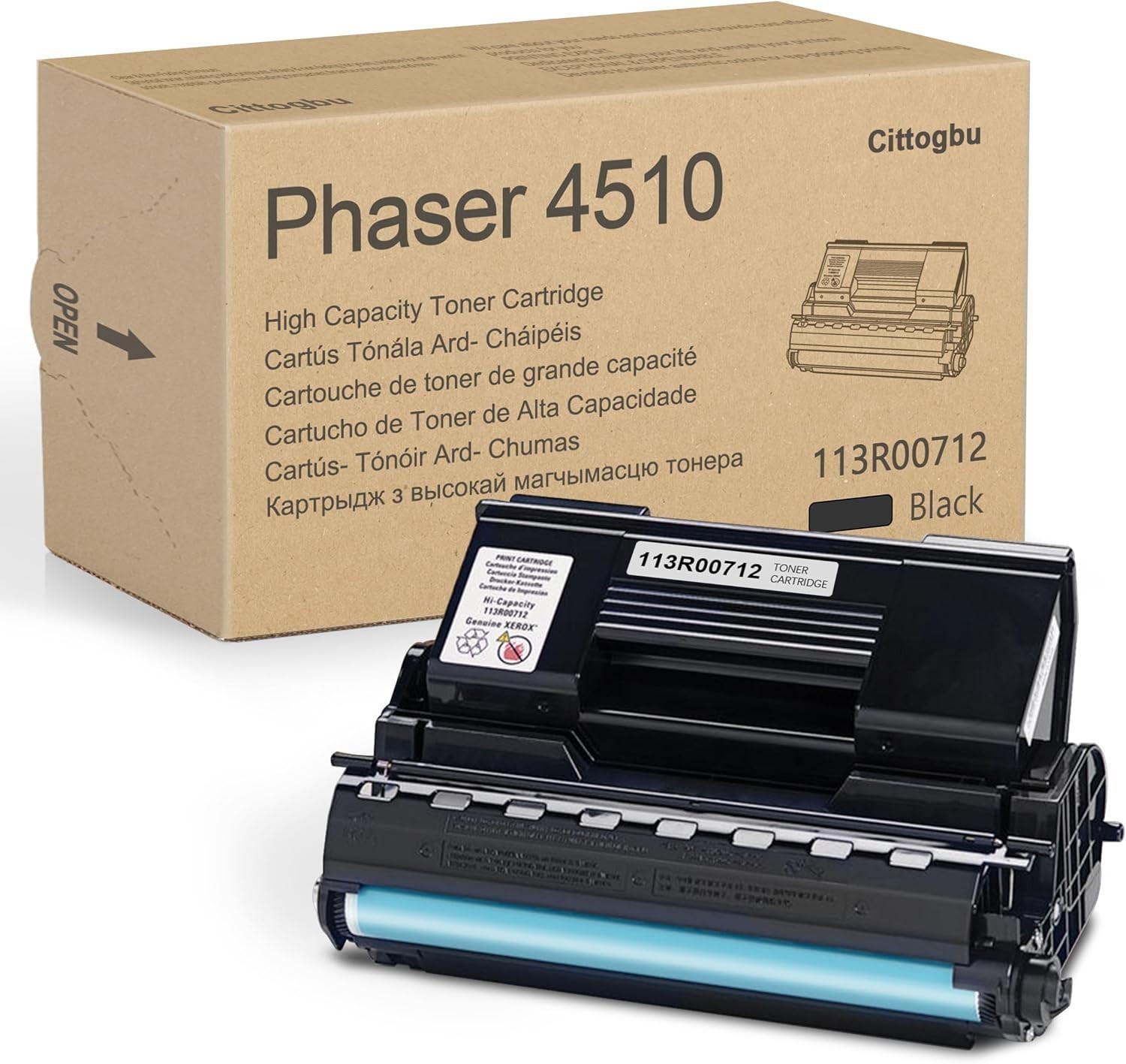 113R00712 Black Toner for Xerox Phaser 4510 4510B 4510N 4510DT High Yield