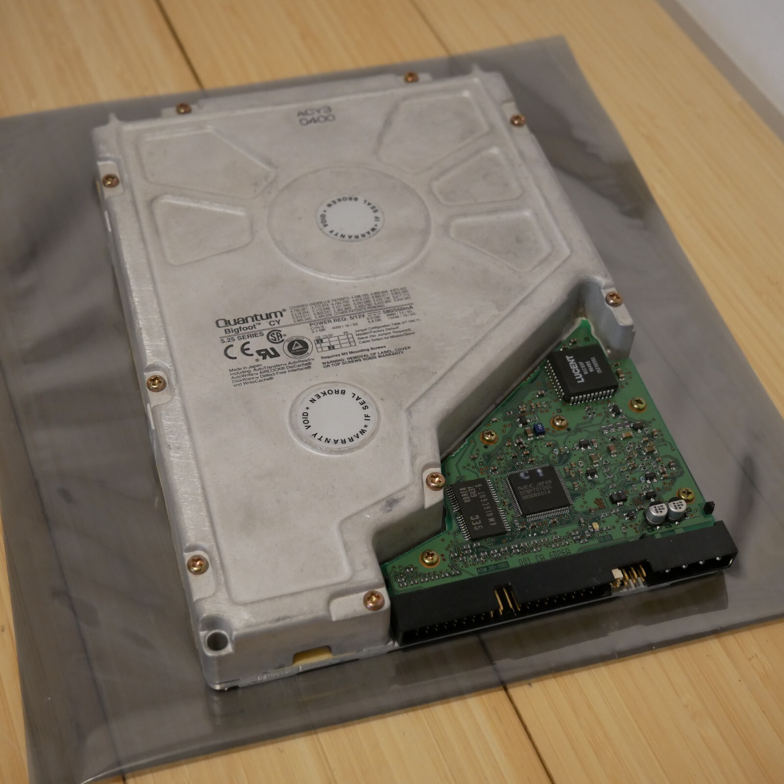 Vintage Quantum Bigfoot CY 4.3GB 5.25 in. Hard Drive 4320AT - Tested 13