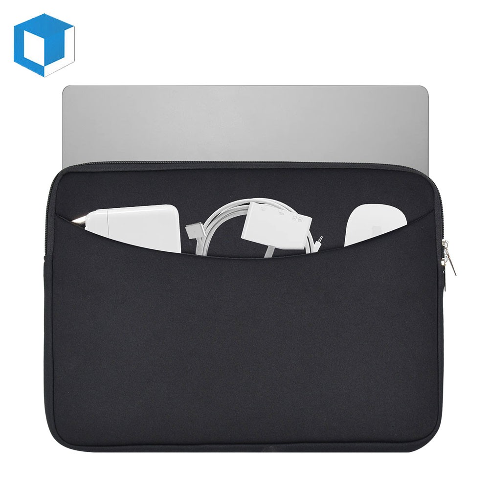 2PCS Portable Laptop Case Bag for 13"14"MacBook Air Pro Dell HP Soft Shockproof
