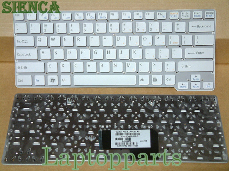 GENUINE SONY VAIO VPC-CW White Keyboard 148755521 NEW