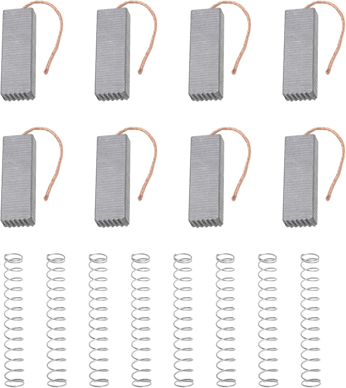 4 Pairs of Motor Carbon Brushes 7 x 11 x 32 mm Compatible with Dyson DC01 DC02