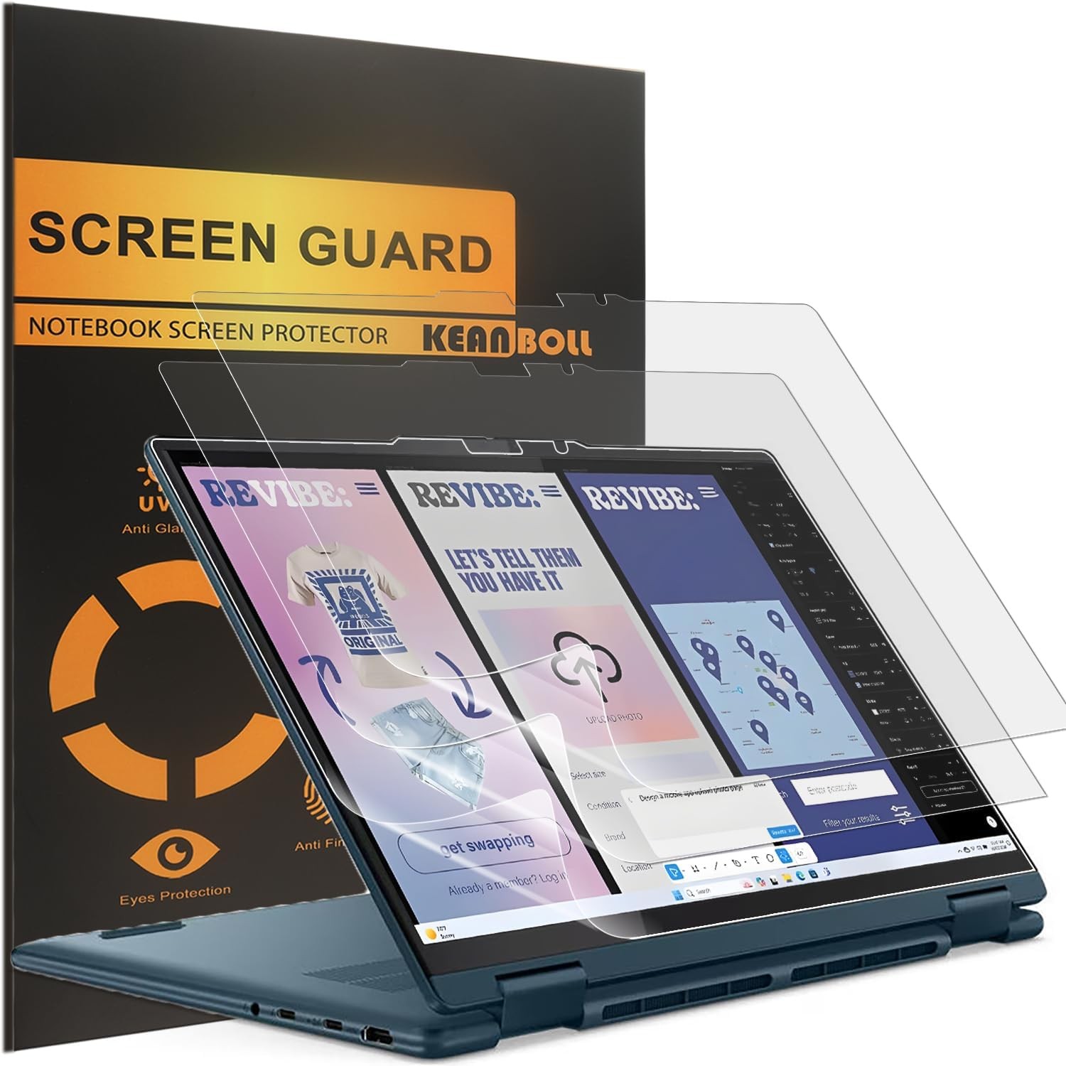 3-Pack Screen Protector for 2025 Lenovo Yoga 7 / 7i 14" Gen 10 Touchscreen Lapto