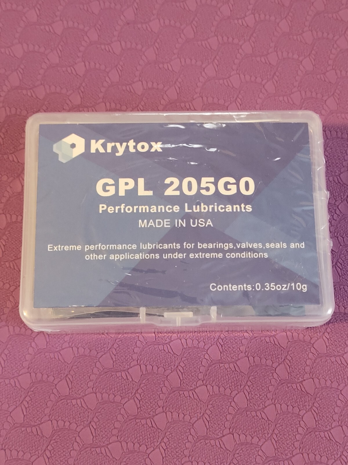 Krytox GPL 205G0 Performance Lubricant GPL 205 Grade 0 - Keyboard Switch Lube