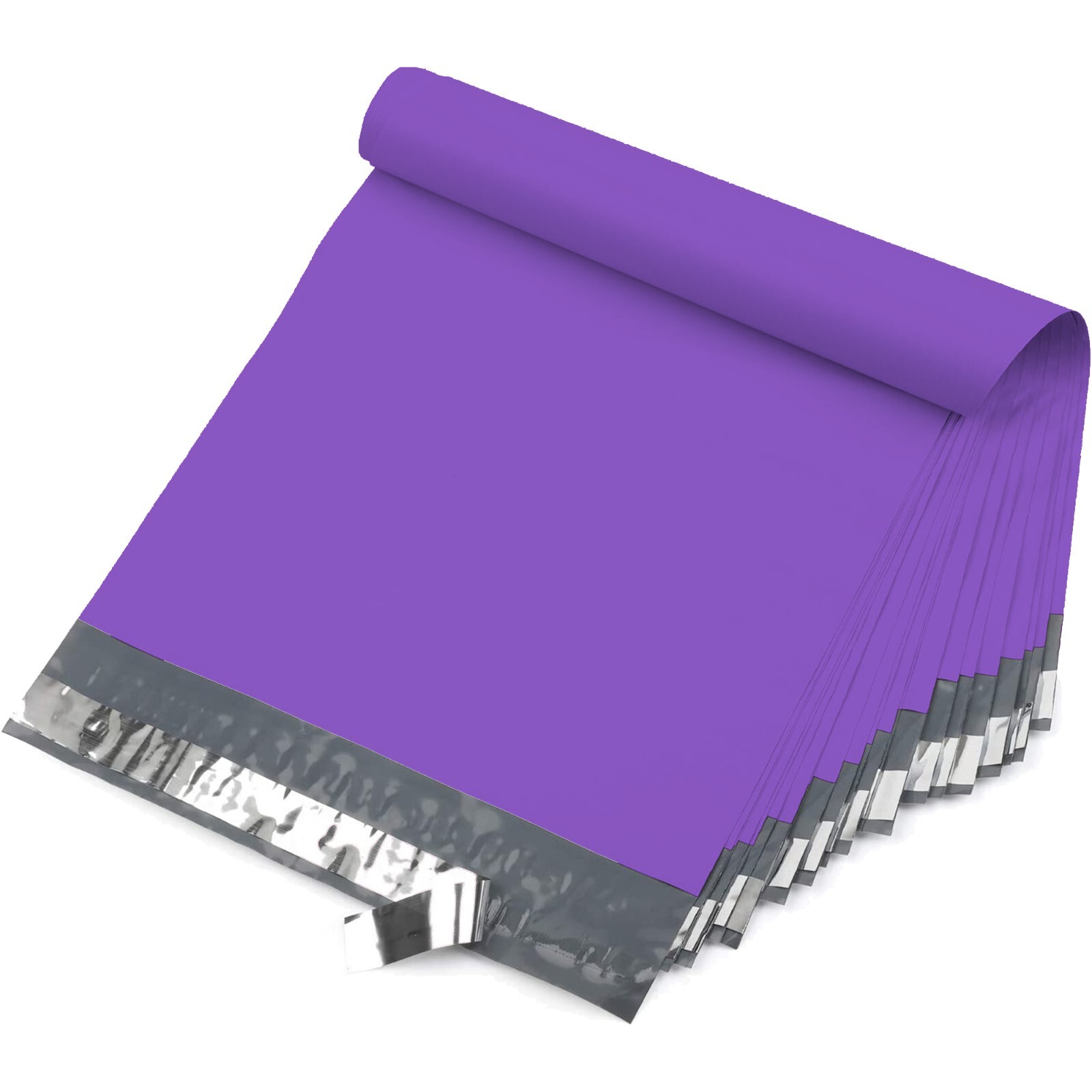 10X13 M4-1000pcs POLY MAILERS SHIPPING ENVELOPES PLASTIC BAGS-Purple