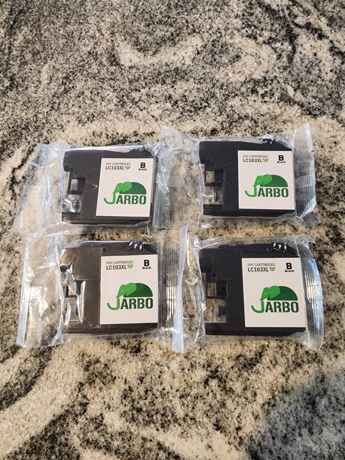 Ink Cartridges for Brother LC103 XL Printer  Black Lot Of 4 Jarbo 