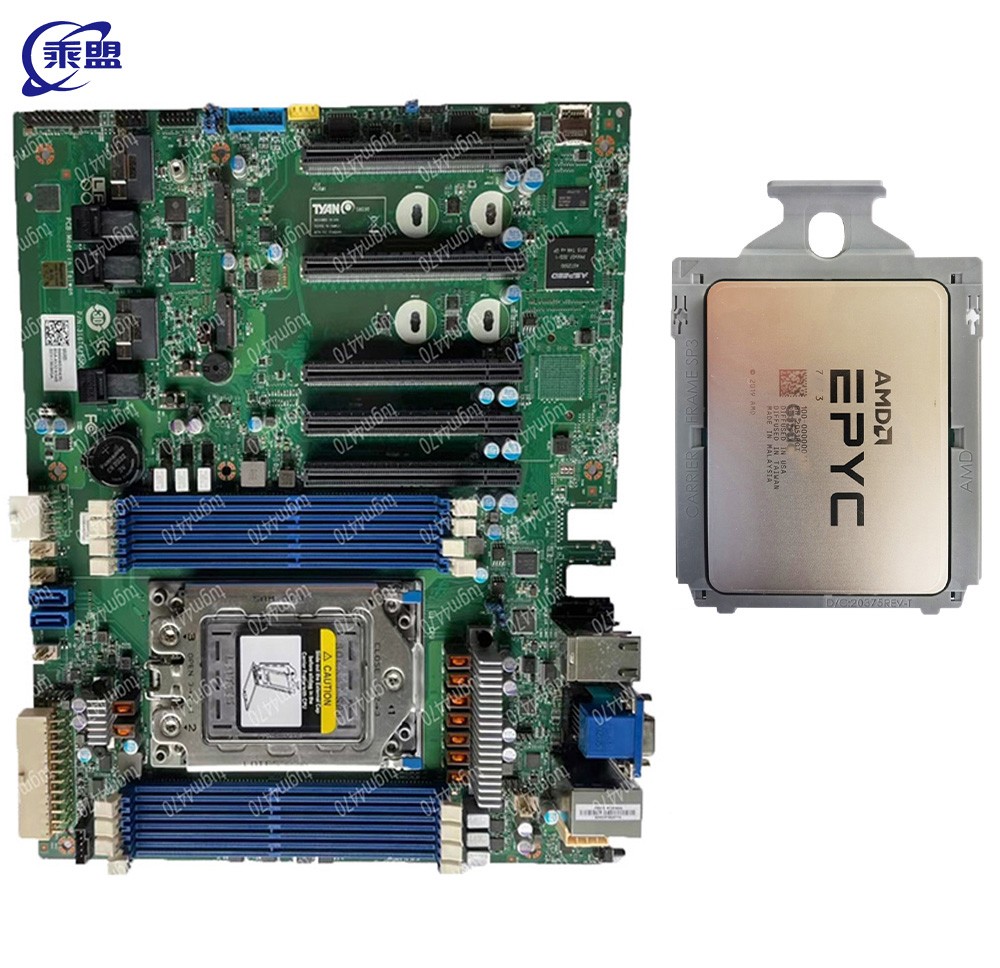 amd epyc 7513+TYAN S8030 GM2NE 32 cores 2.6GHz cpu+motherboard combina