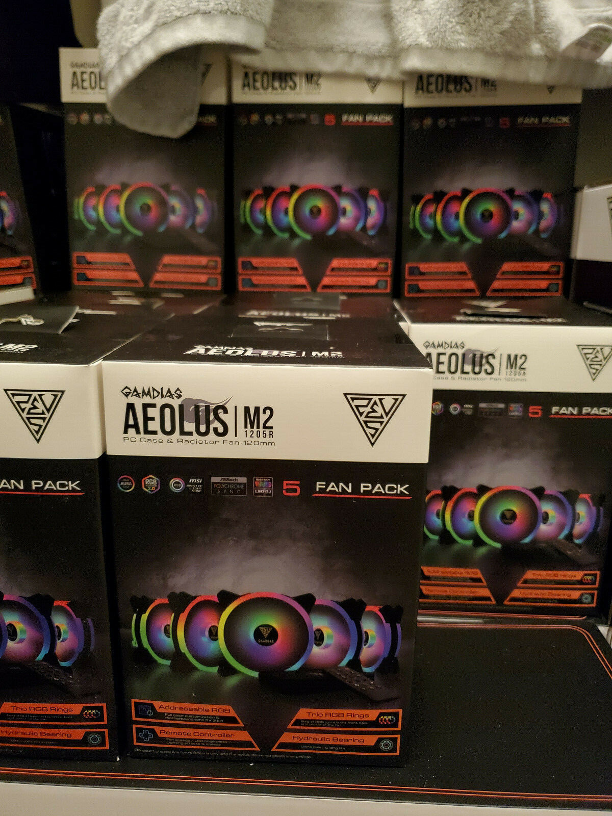 Gamdias Aeolus M2  1205 R, pc fan 120mm rgb (NEW) 