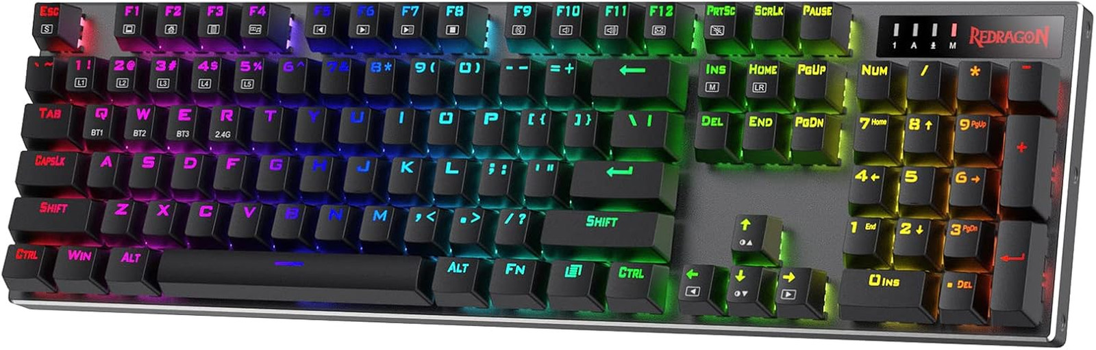 Teclado mecanico inalambrico K556 PRO de aluminio switch rojo silencioso RGB