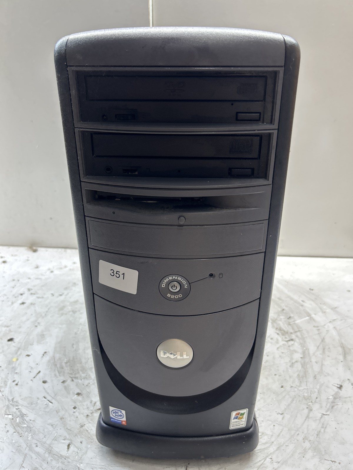 Dell Dimension 8200 Intel Pentium 4 1.90GHz 512MB NO HDD