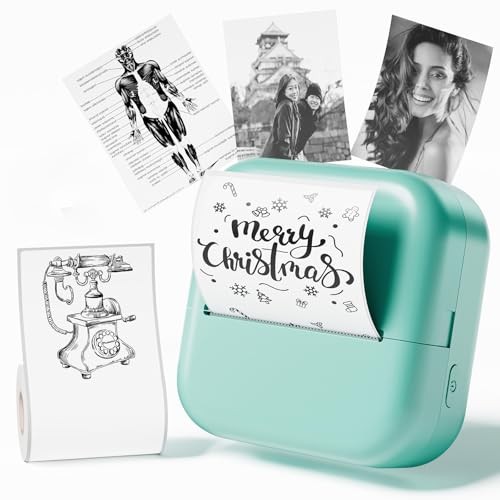 Thermal Printer M02X Mini Printer Portable Mobile Printer Bluetooth Connection