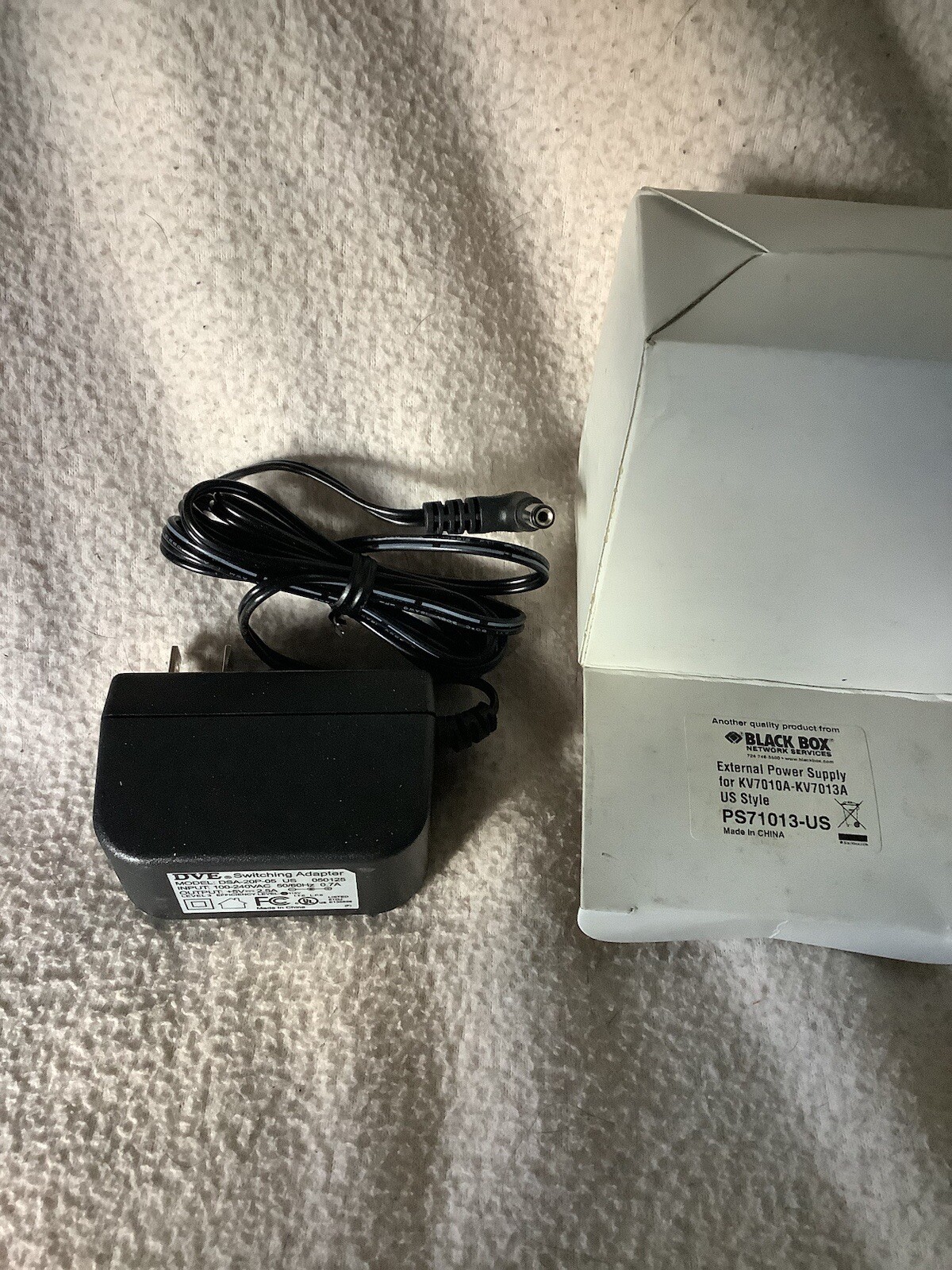 Black Box external power supply for KV7010-A