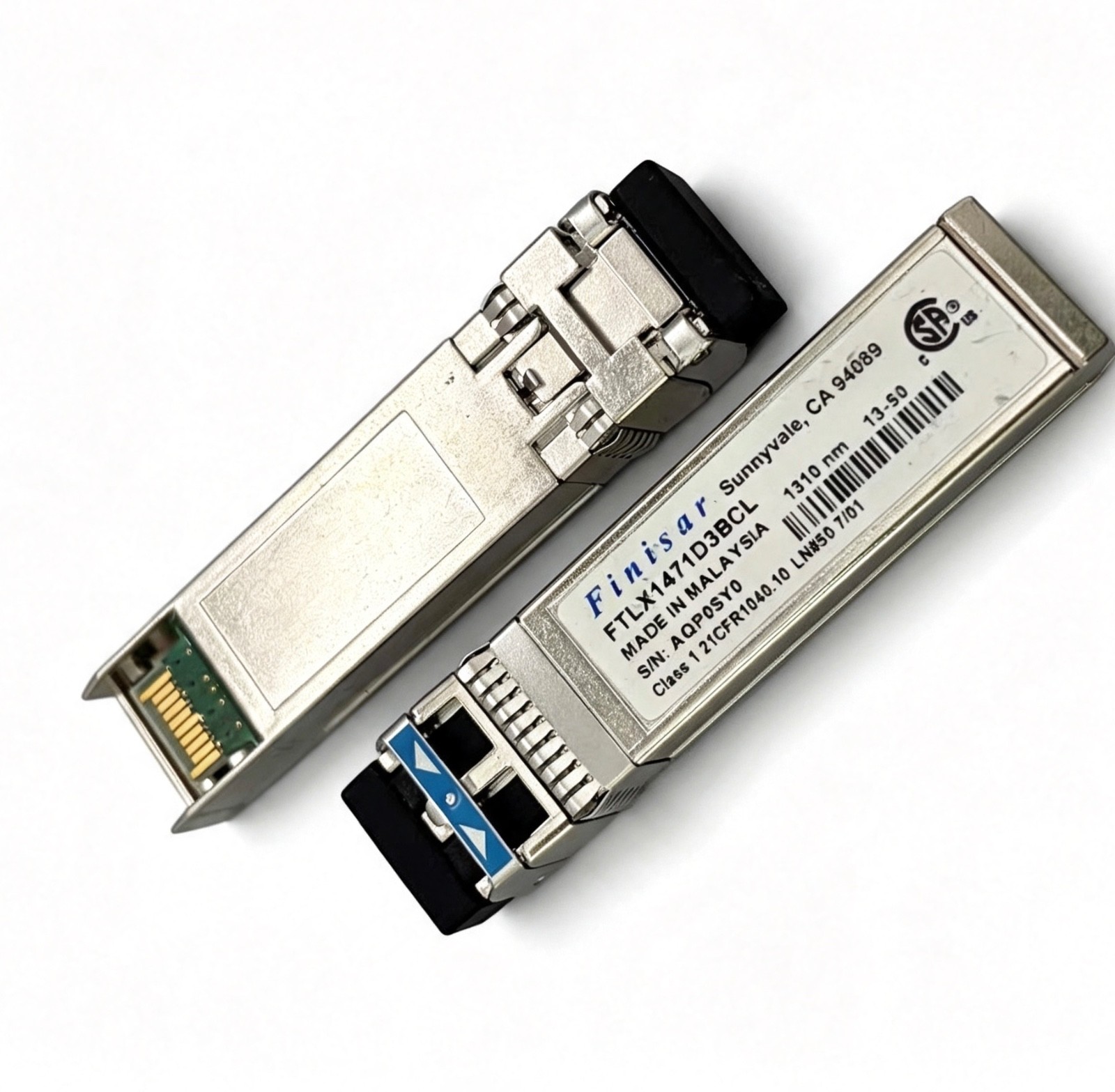 FTLX1471D3BCL Finisar 10Gb/s 10km 1310nm SM  SFP+ Transceiver