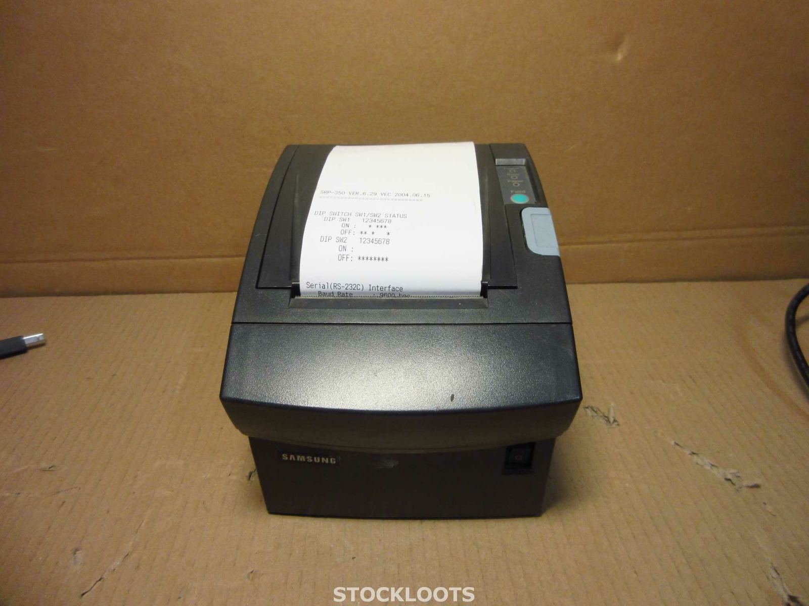 Samsung Bixolon SRP-350G/iFL SRP-350 Thermal Receipt POS Printer Serial Black