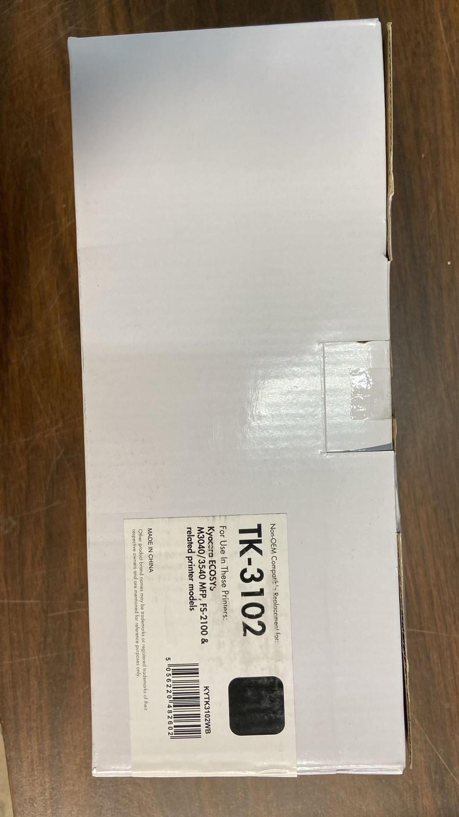 Non-OEM Compatible Replacement Cartridge for Kyocera TK-3102 (12.5K)